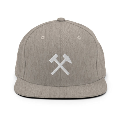 Snapback-Cap - Gekreuzte Hämmer (weiß) - Haamitstuff