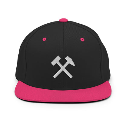 Snapback-Cap - Gekreuzte Hämmer (weiß) - Haamitstuff