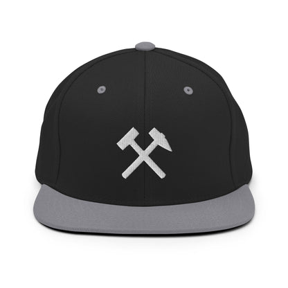 Snapback-Cap - Gekreuzte Hämmer (weiß) - Haamitstuff