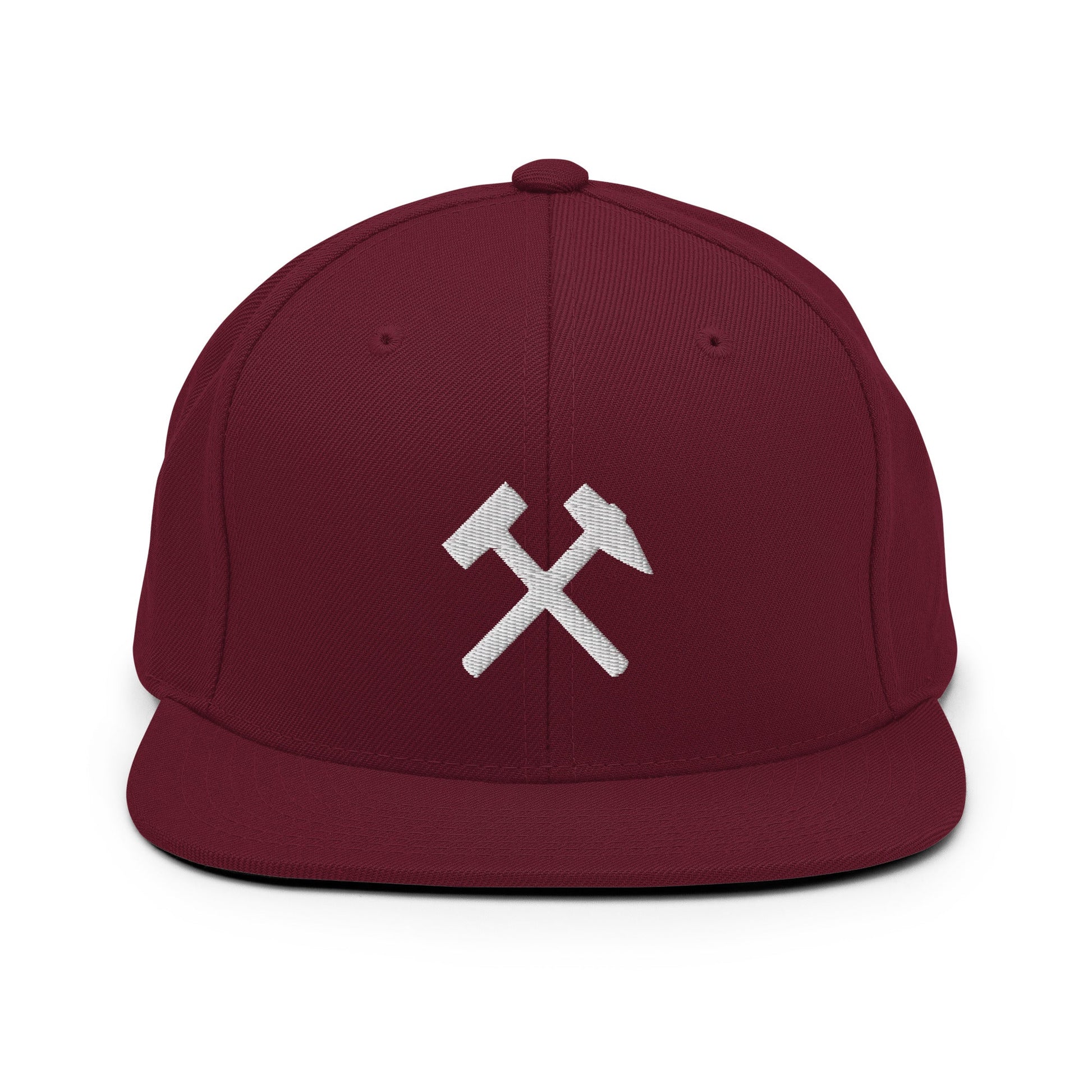 Snapback-Cap - Gekreuzte Hämmer (weiß) - Haamitstuff