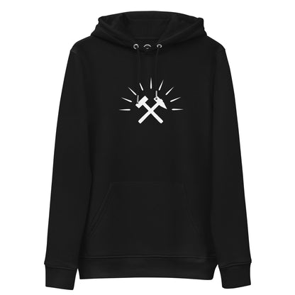 Unisex - Bio-Kapuzenpullover - Gekreuzte Hämmer - Haamitstuff