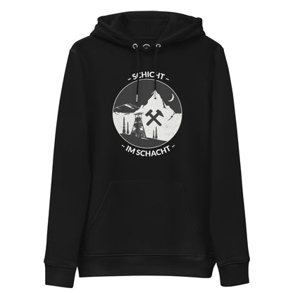 Unisex - Bio-Kapuzenpullover - Schicht im Schacht - Haamitstuff