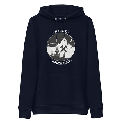 Unisex - Bio-Kapuzenpullover - Schicht im Schacht - Haamitstuff