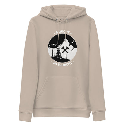 Unisex - Bio-Kapuzenpullover - Schicht im Schacht - Haamitstuff
