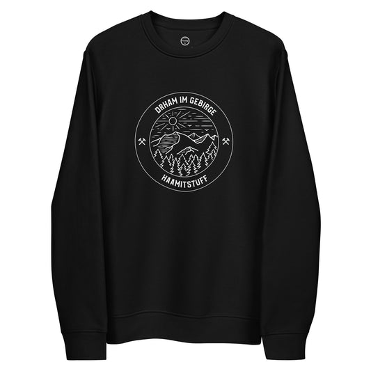 Unisex - Bio-Sweatshirt - Drham im Gebirge - Haamitstuff