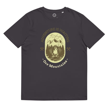 Unisex - T-Shirt - Bio-Baumwolle - Adventure is waiting - Ore Mountains - Haamitstuff