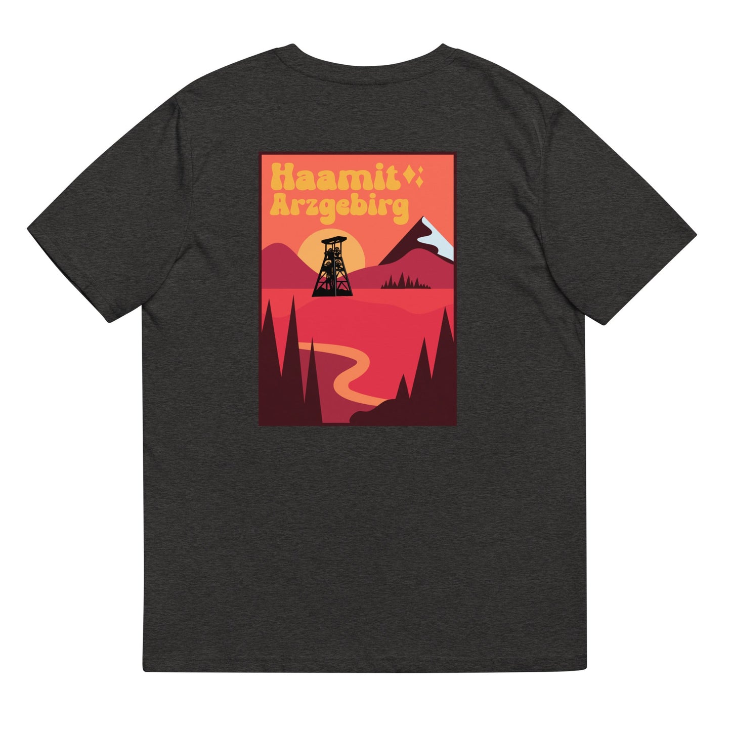 Unisex - T-Shirt - Bio-Baumwolle - Haamit Arzgebirg (Rückenprint) - Haamitstuff